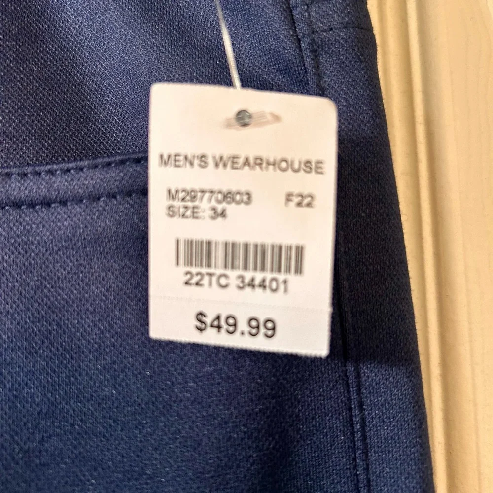 Paisley & blue Slim Fit Trousers - Picture 4 of 4